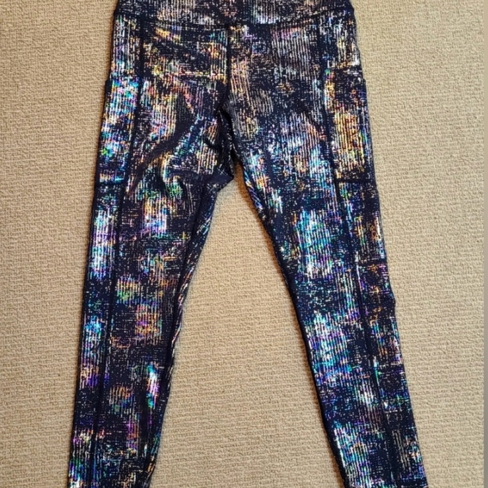 Strokes of Love cropped Leggings